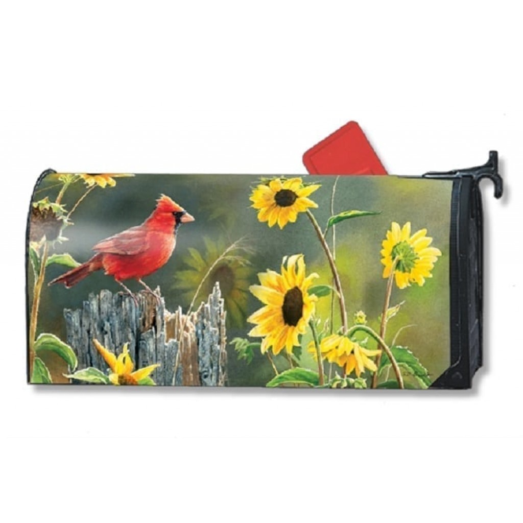 Cardinal View Mailbox Cover Mailwraps Garden House Flags