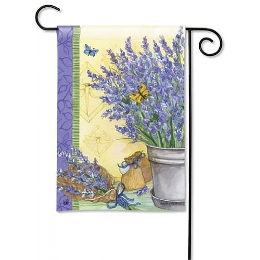 Lavender Garden Flag Floral Flags Yard Flags Flags Spring Flags