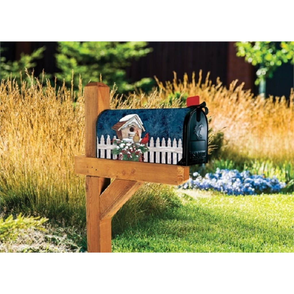 Winter Home Cardinals Mailbox Cover Mailbox Covers Mailwraps