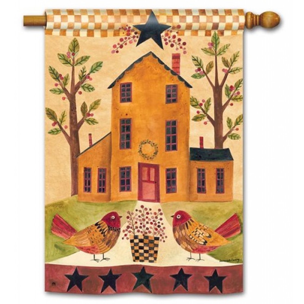 Bird Homestead House Flag Fall Flag Bird Flags Yard Flags Cool Flag