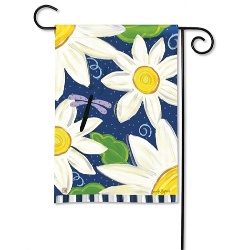 Daisy Blues Garden Flag Floral Flags Spring Flags Garden Flags Flag