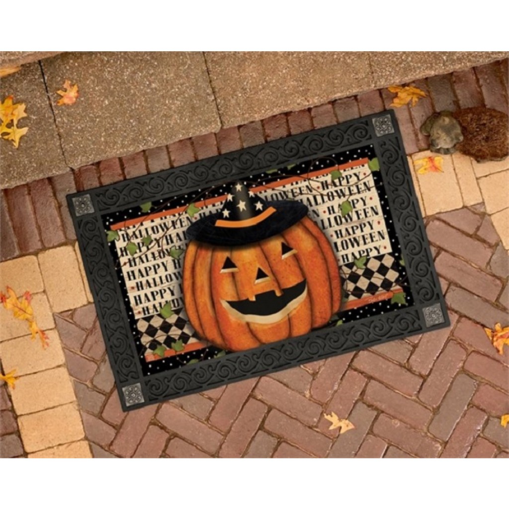 Happy Halloween Doormat Doormats MatMates Decorative Doormats