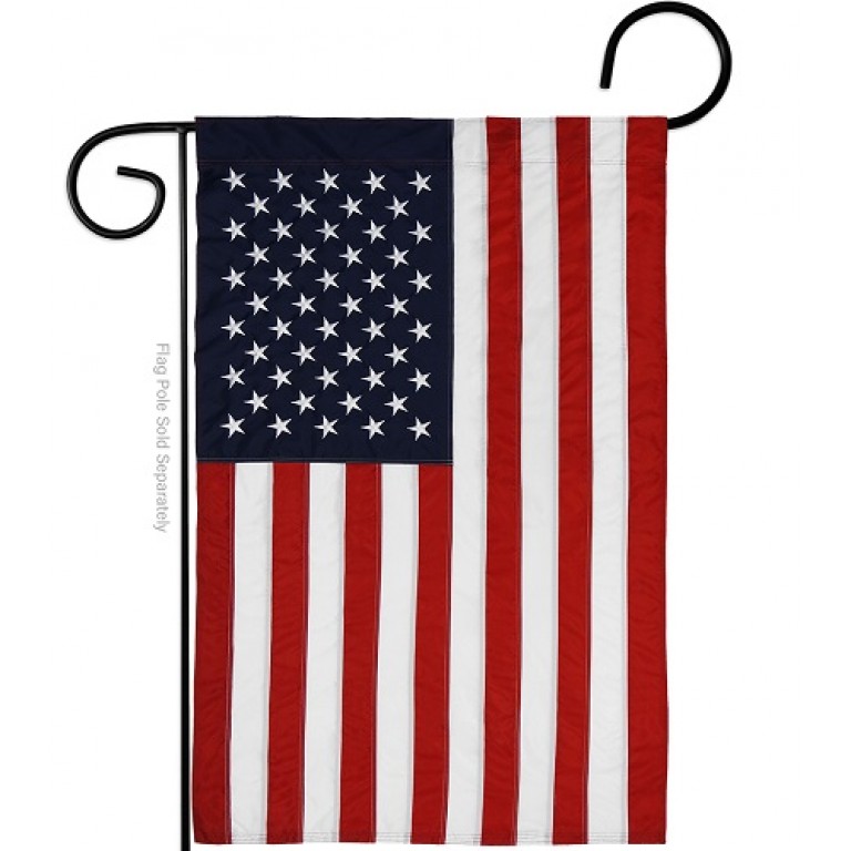 USA Garden Flag Patriotic Flags Applique Flag Garden Flag Yard Flag