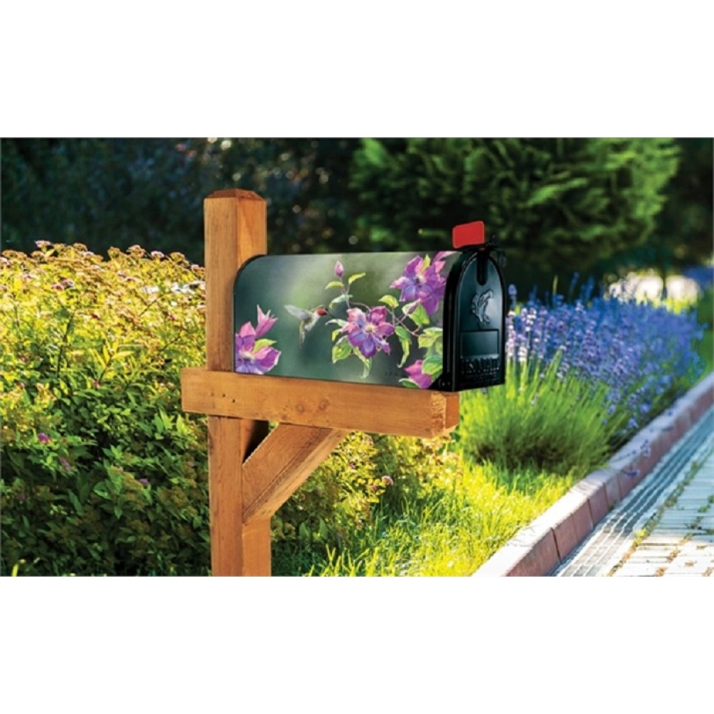 Hummingbird Visit Mailbox Cover Mailbox Covers Decorative Mailwraps