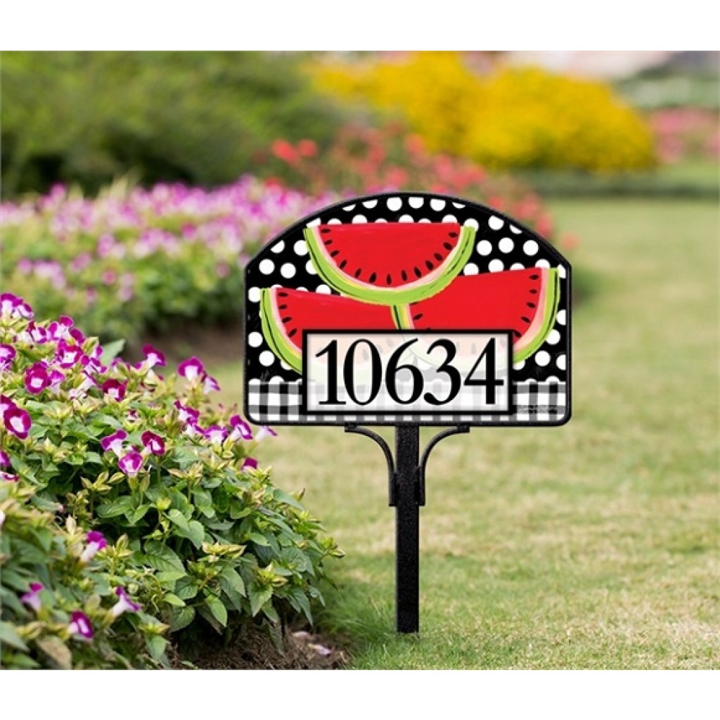 Sweet Watermelon Yard Sign Yard Signs Address Plaques Yard Decor