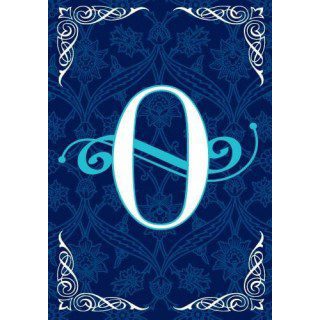 Blue Teal Monogram-O Flag | Personalized, Clearance, Cool, Flags