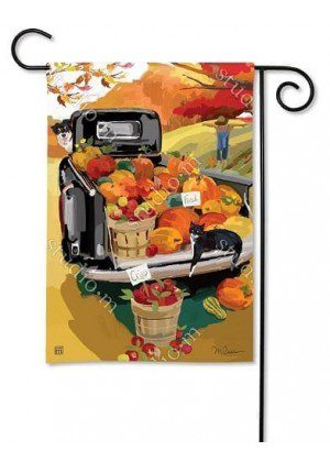 Pumpkin Truck Garden Flag | Thanksgiving, Fall, Garden, Flags