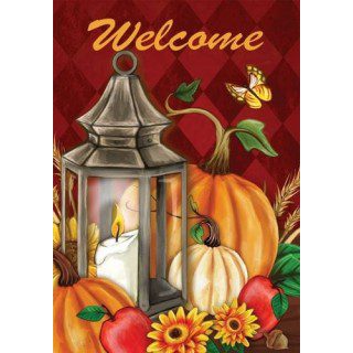 Pumpkin Lantern Flag | Fall Flag | Welcome Flags | Decorative Flag