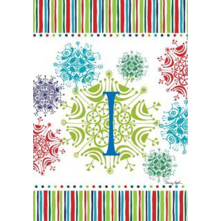 Snowflake Monogram-I Flag | Personalized, Clearance, Flags