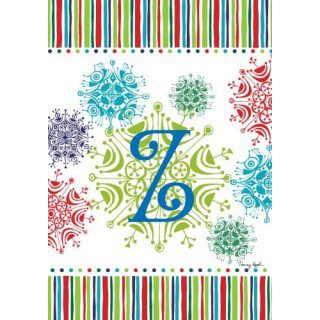 Snowflake Monogram-Z Flag | Personalized, Clearance, Flags