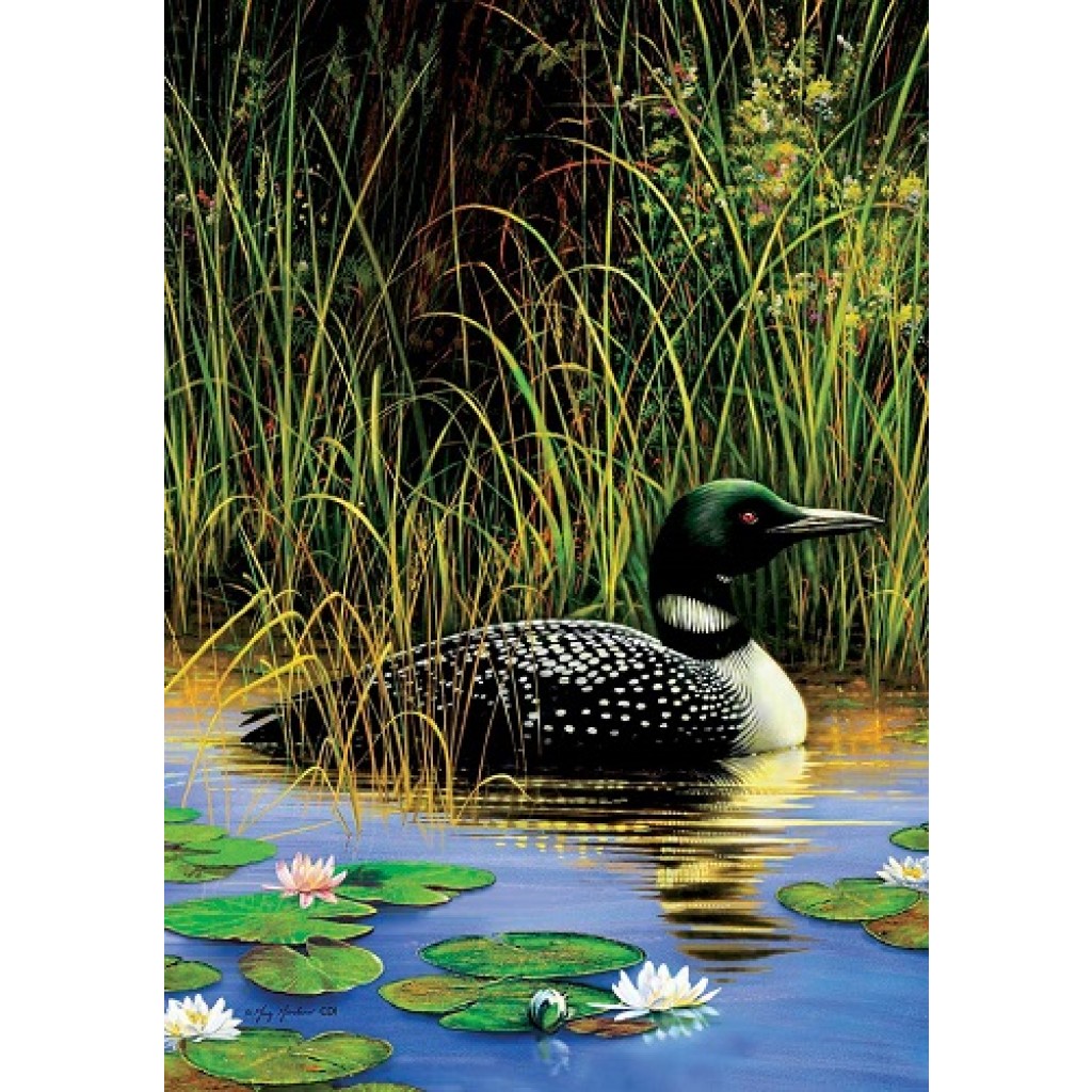 Loon Flag | Wildlife Flags | Bird Flag | Summer Flag | Yard Flag | Lawn ...