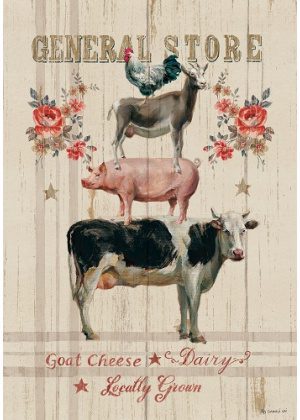 Farm Stack Flag | Summer, Farmhouse, Decorative, Animal, Flags