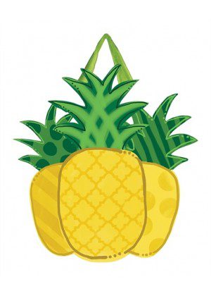 Patterned Pineapples Door Décor | Door Hangers | Door Décor