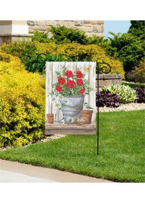 Bucket of Blooms Garden Flag | Floral, Spring, Yard, Garden, Flags