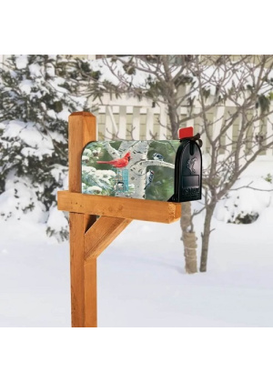 Winter Birds Mailbox Cover Image