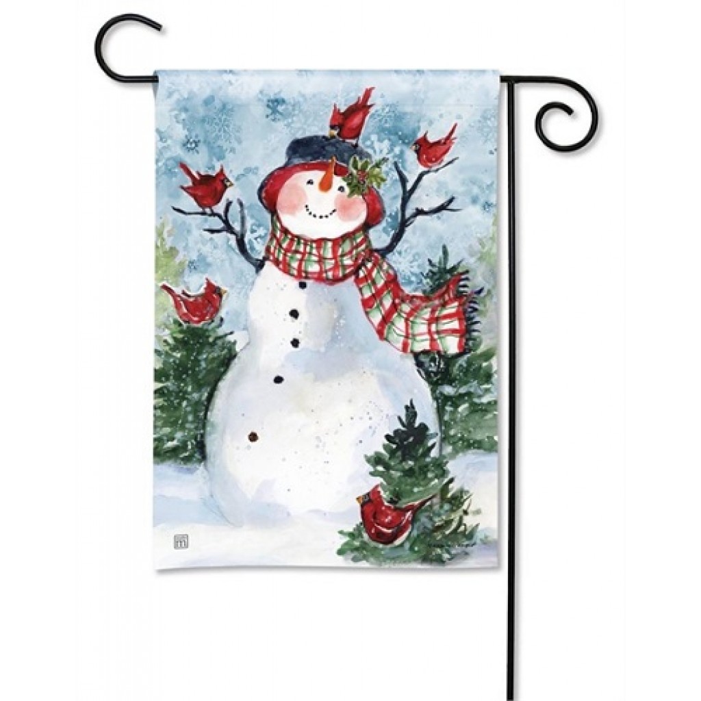 Snowman Friends Garden Flag | Winter Flags | Snowman Flag | Yard Flag