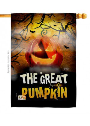 The Great Pumpkin House Flag | Halloween, Double Sided, Flags