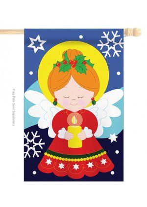 Praying Angel House Flag | Christmas, Applique, Cool, House, Flag