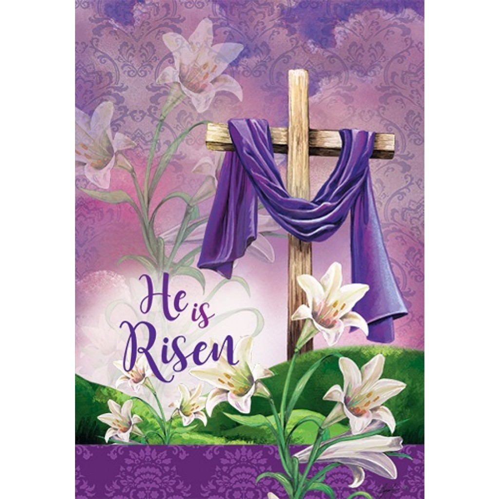 He is Risen Flag | Easter Flags | Double Sided Flag | Cool Flag | Yard Flag