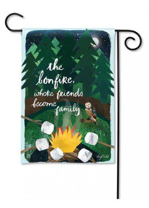 The Bonfire Garden Flag | Inspirational, Hobby, Yard, Garden, Flag