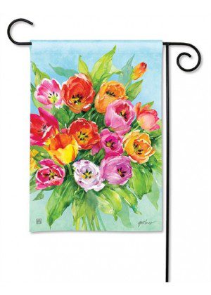 Tulips Garden Flag | Floral, Spring, Decorative, Yard, Garden, Flag