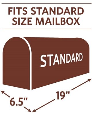 Standard Mailbox Size | Decorative Mailbox Cover