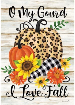 O My Gourd Flag | Fall, Farmhouse, Inspirational, Decorative, Flags