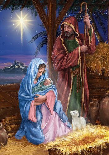 Mary and Joseph Flag | Christmas Flags | Decorative Flags