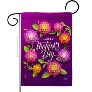 Mother's Day Wreath Garden Flag | Mother's Day, Garden, Flags