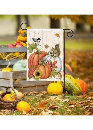 Critter Sitters Garden Flag | Fall, Floral, Bird, Yard, Garden, Flags