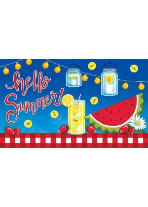 Hello Summer Doormat | Decorative Doormats | MatMate | Doormat