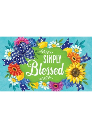Simply Blessed Doormat | Decorative Doormat | MatMate | Doormat