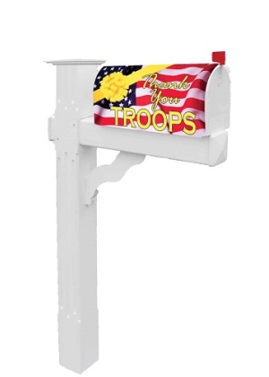 Thank You Troops Mailbox Cover | Mailbox Covers | Mailbox Wraps