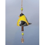 Goldfinch Ceramic Bell | Bells | Decorative Bells | Ceramic Bells