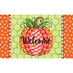 Preppy Pumpkin Doormat | Decorative Doormats | MatMates