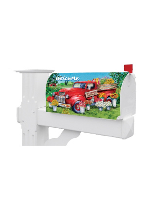 Flower Truck Mailbox Cover | Mailbox Wraps | Mailbox Covers