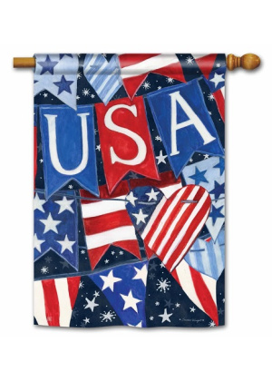 USA Banner House Flag | 4th of July Flags | Patriotic Flags
