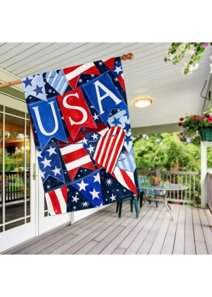 USA Banner House Flag | 4th of July Flags | Patriotic Flags