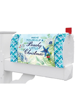 Beachy Christmas Mailbox Cover | Mailbox Covers | Mailbox Wraps