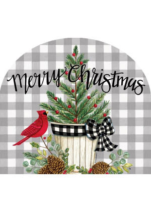 Cardinal Christmas Tree Yard Sign | Yard Signs | Abor Mates