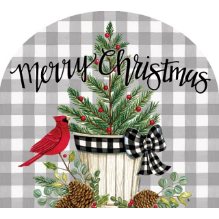 Cardinal Christmas Tree Yard Sign | Yard Signs | Abor Mates