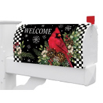 Cardinal Pine Cones Mailbox Cover | Mailbox Covers | MailWraps