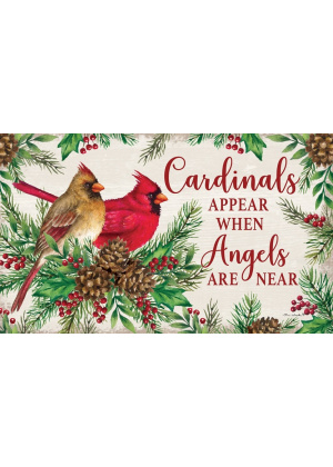 Cardinals and Angels Doormat | Decorative Doormats | MatMates