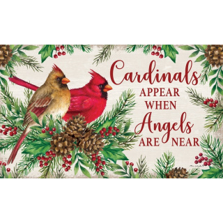 Cardinals and Angels Doormat | Decorative Doormats | MatMates