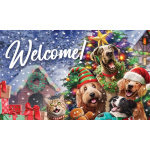 Cats and Dogs Tree Doormat | Decorative Doormats | MatMates