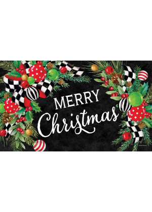 Christmas Swag Doormat | Decorative Doormats | MatMates