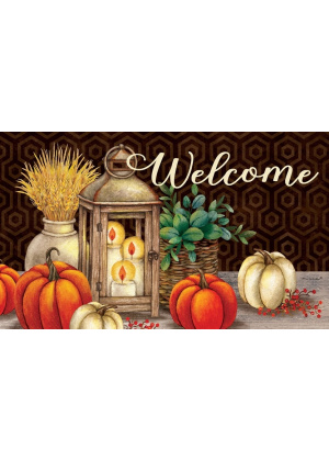 Fall Lantern Doormat | Decorative Doormats | MatMates | Door Mat