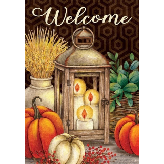 Fall Lantern Flag | Fall Flags | Two Sided Flags | Welcome Flags