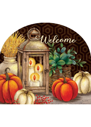 Fall Lantern Yard Sign | Yard Signs | Abor Mates | Garden Décor