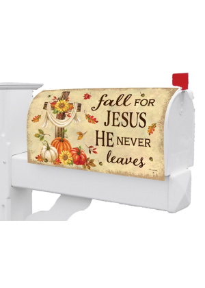 Fall for Jesus Mailbox Cover | Mailbox Covers | Mailbox Wraps